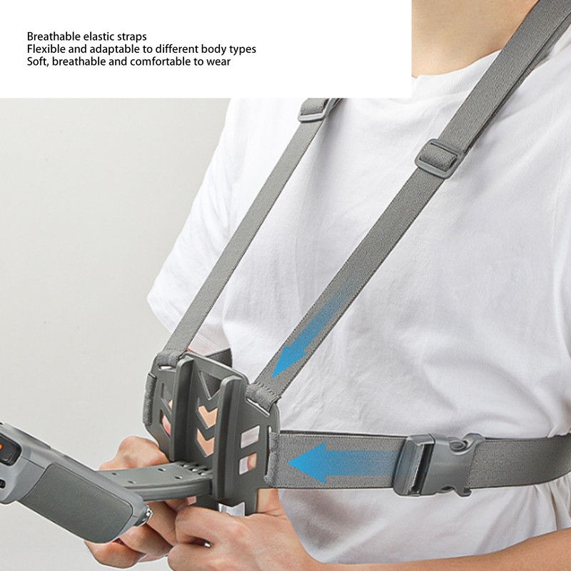Drone RC Chest Mount Adjustable Angle Foldable Drone Controller Chest