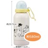 Skater SSSC6-A Single Layer Stainless Steel Water Bottle, 18.9 fl