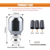 Car Telescopic Gear Shift Knob, Aluminum Alloy Car Manual Shift