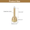 sourcing map M3x16mm Knurled Thumb Screws, 6pcs Brass Knurled Thumb
