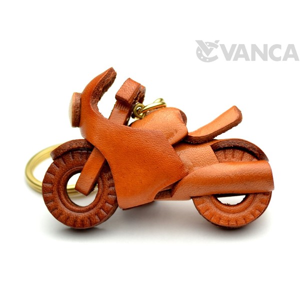 VANCA(バンカクラフト革物語) キーホルダー レーサーバイク 本革 日本製 ハンドメイド
