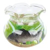 4pcs 1:12 Scale Miniature Glass Goldfish Bowl DIY Fish Bowl