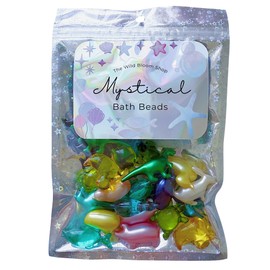 The Wild Bloom Shop 32 Piece Variety Pack - Mystical Bath Oil Beads Pearls Scented Capsules Mixed Bulk Animal Party Mix. Dissolving Melting Fragrance Tub Bomb Squeezing Popping Fun