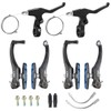 Chooee Bicycle V Brake, Aluminium V-Brake Brake Set + Brake