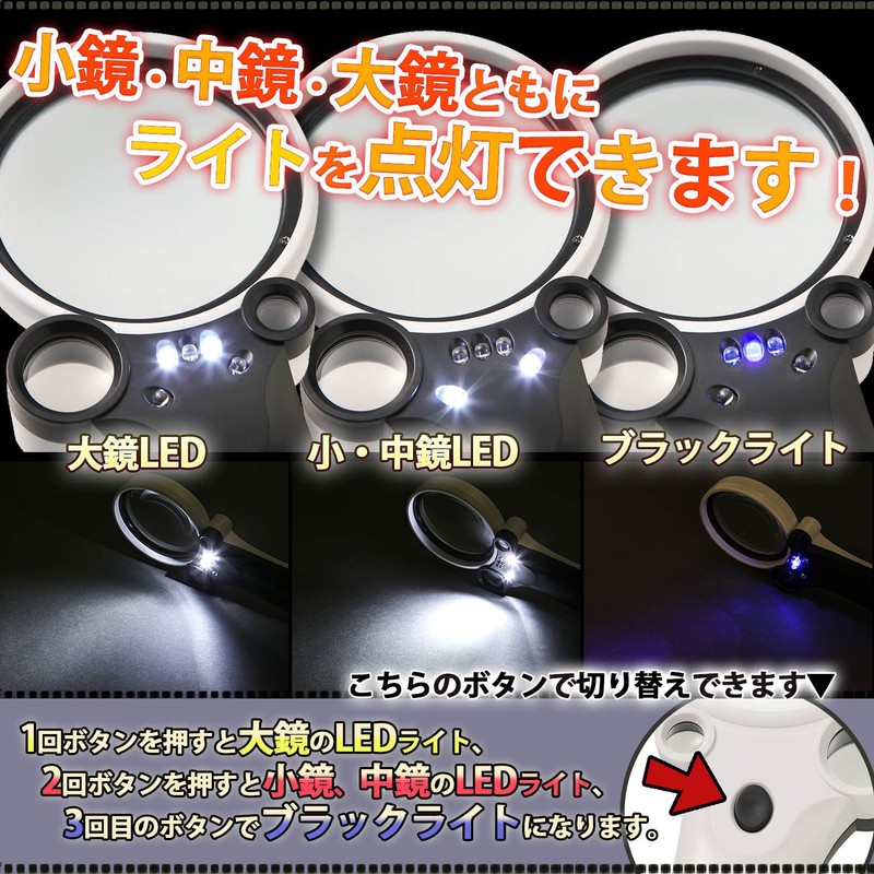 Phoenix Clione Type Hand Magnifier Magnification Magnifier Magnifier Magnifier with