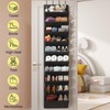 Mefirt 10 Tier Clear Over the Door Shoe Organizer with