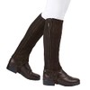 Dublin Suede Half Chaps II, Brown, Adults Small Tall