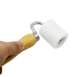 Mila-Amaz Press Roller Wallpaper Seam Roller Hand Print Roll Natural Wood Handle Wall Paper Seam Decoration Tool