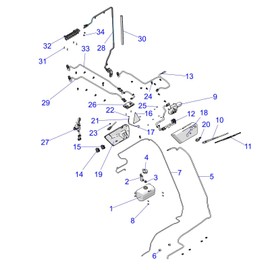 Polaris Ranger Wash Wiper Switch, Genuine OEM Part 4017113, Qty 1