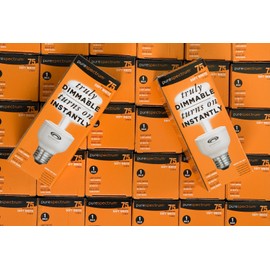 PureSpectrum 20W Fully Dimmable Spiral CFL (Case of 30) 2700K 6000 Hours (75W Equivalent)