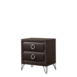 ACME Tablita Nightstand - - Dark Merlot