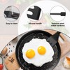 【2 Pack】Kunovo Small Spatula for Nonstick Cookware Mini Spatulas for