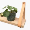 Brute Strength - Leather Shelf Brackets - Natural - Pack