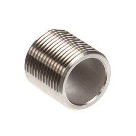 Stero Dishwasher A10-5779 Straight Nipple Stainless Steel, 3/4 X 1