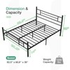 Novilla Queen Bed Frame with Headboard and Footboard, 14 Inch