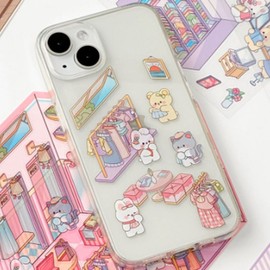 다꾸 스티커 세트 다이어리꾸미기 스티커팩 20입 Daku Sticker Set Diary Decoration Sticker Pack 20 Pieces