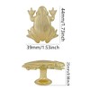 Mizhang Frog Cabinet Knobs, Decorative Metal Frog Shaped Single Hole