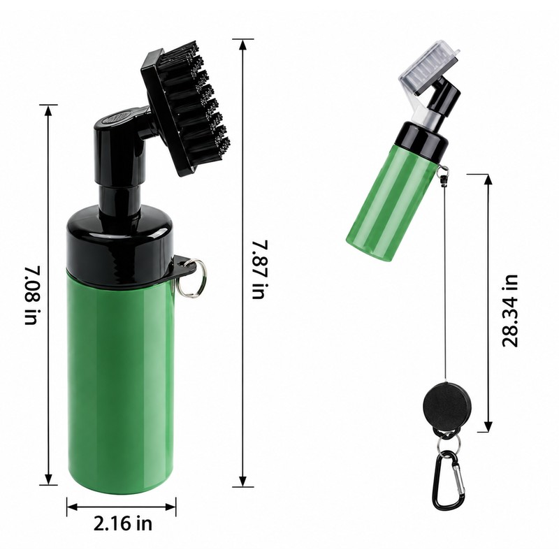 Golf Club Groove Cleaner Brush – Water-Dispensing Cleaning Tool for