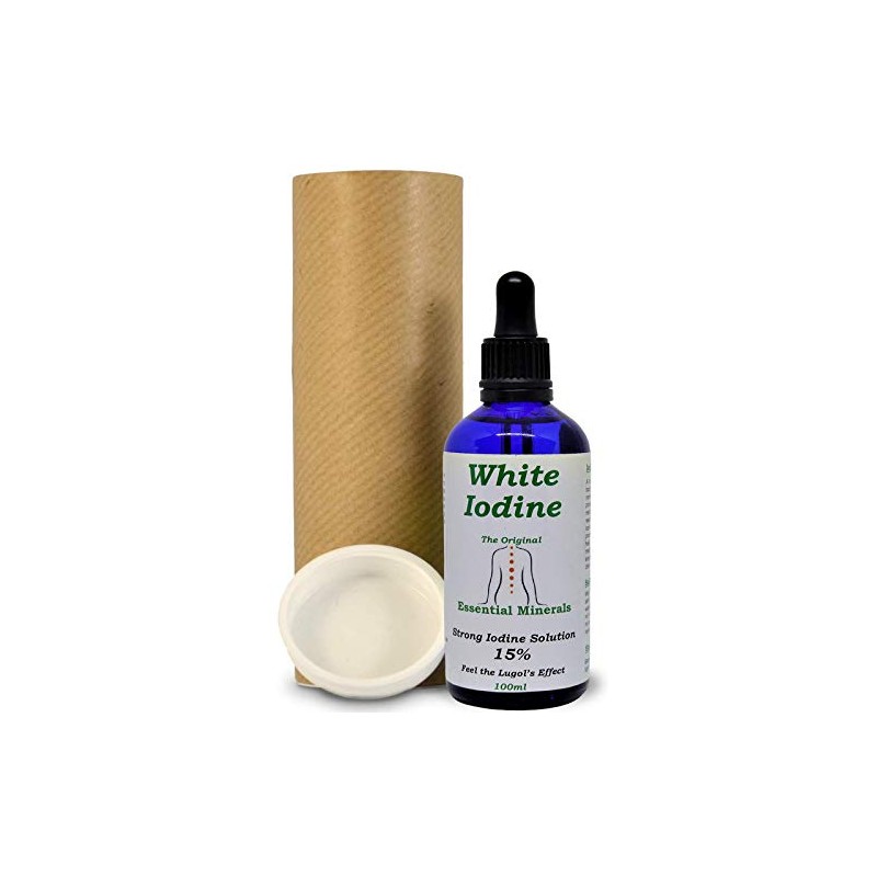 100ml 15% White Iodine - Decolourised- Clear Solution - Maximum