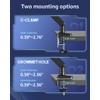 MOUNTUP Heavy Duty Single Monitor Arm Holds up to 33lbs,