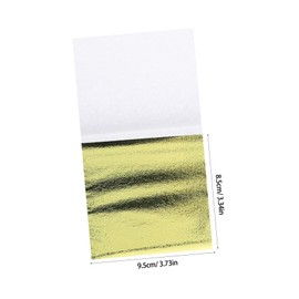 jojofuny 120 Pcs Sheets Imitation Metallic Foil for DIY Art Projects Vibrant Color for Crafting Picture Frames Nail Art Home Decoration