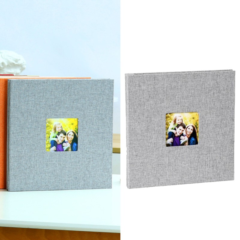 Linen Cover Photo Album Self Adhesive Laminated Photo Album with