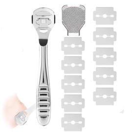 ZJYCLY Exfoliating Fish Eyes, Foot Soles, Foot Removal, Cutter, Exfoliating Cutter, Fish Eye Cutter, Heel Shaving, Fish Eye Cutter, Octopus, Bottom of Foot Removal, Includes 10 Replacement Blades