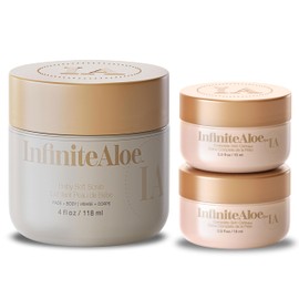 Infinitealoe Face and Body Scrub + 2 Bonus Skin Care Travel Sizes