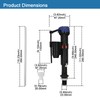 Lychee Light Fill Valve Replacement for Toilet Tanks, Toilet Inlet