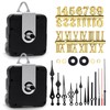 QLOUNI 2 Pieces Clock Movement for Wall Clock, Silent Clock