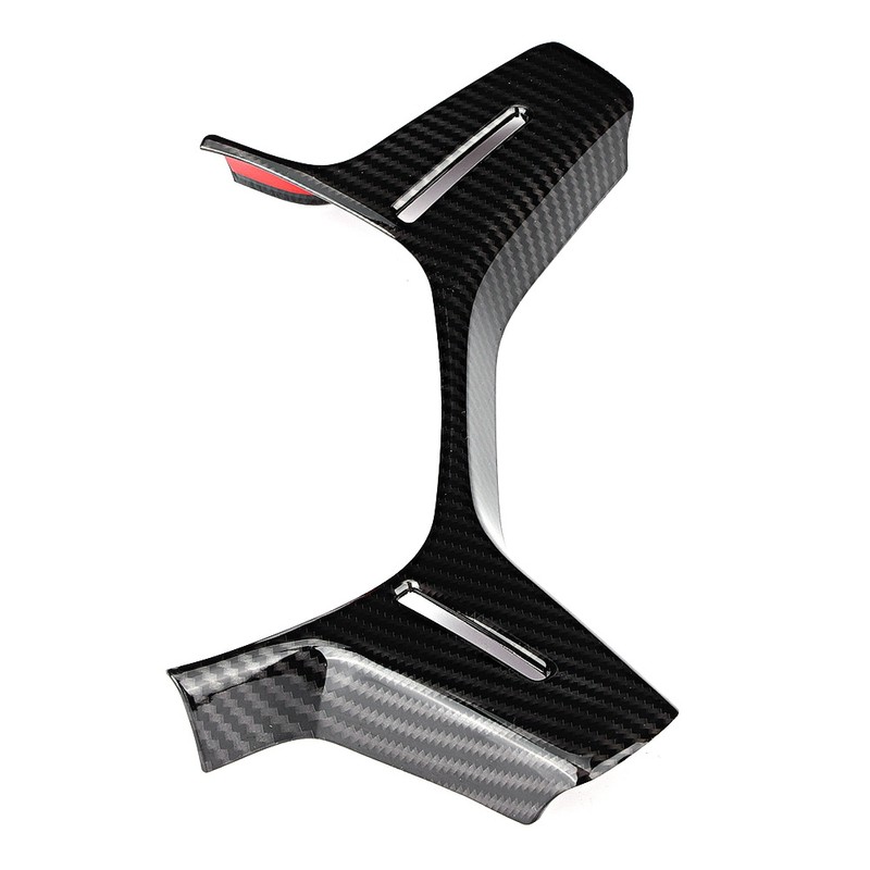 ABS Steering Wheel Gloss Trim Carbon Fiber Pattern Fit for