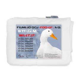 La biancheria per la casa Gänsedaunen, 500 g, 80% Gänsedaunen, 20% weiße Gänsedaunen, 250 x 200 cm.