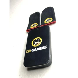 DA GAMERS Dedales Gamer Premium Guantes para Dedo Fibra de Carbono Elite V6 Original Pro Gaming Competitivo Transpirable Antisudor Fundas Touch Flexibles Resistentes (Rojo)