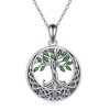 ONEFINITY Tree of Life Necklace 925 Sterling Silver Celtic Knot