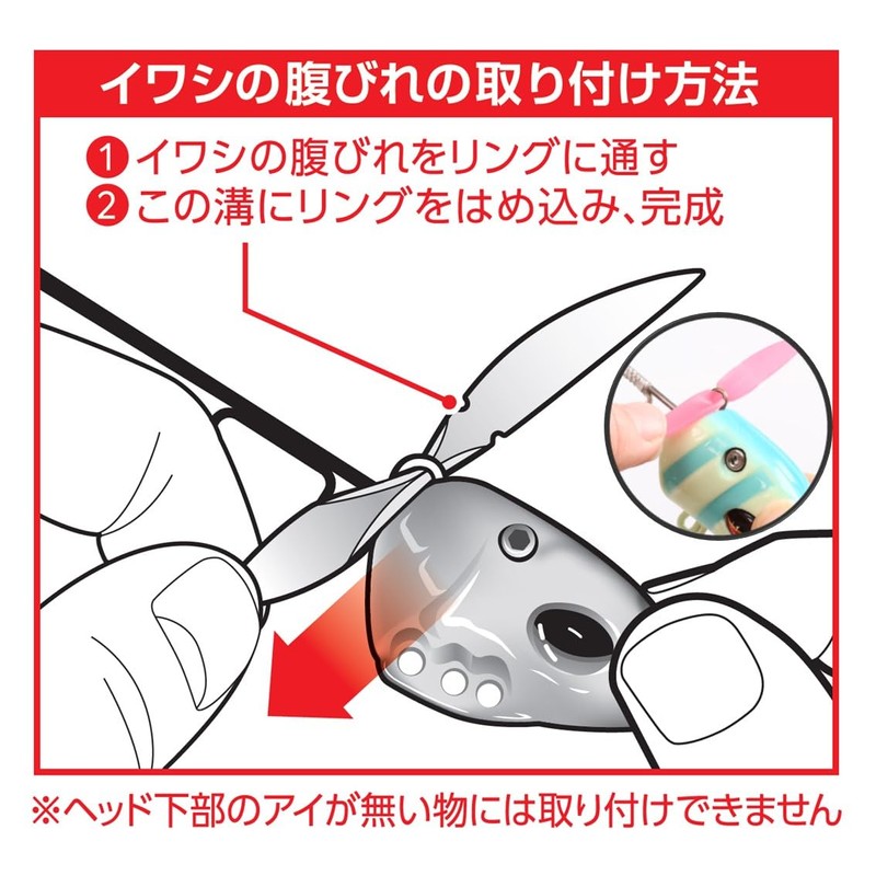 DAIWA Keimura Clear Worm for Tachiu Otenya