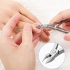 12 Pcs Professional Cuticle Trimmer, Stainless Steel Cuticle Nippers Professional