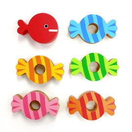 Tsumiki TM-KIN-0301 Picture Book Play Set, Wooden Building Blocks, Toy, Educational Toy