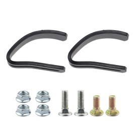 lrnyso Snow Plow Skid Pair Kit GXH24690 Fits John Deere Cub Cadet MTD Troybilt Craftsman Lawn Tractor Snow Blade (2PACK)