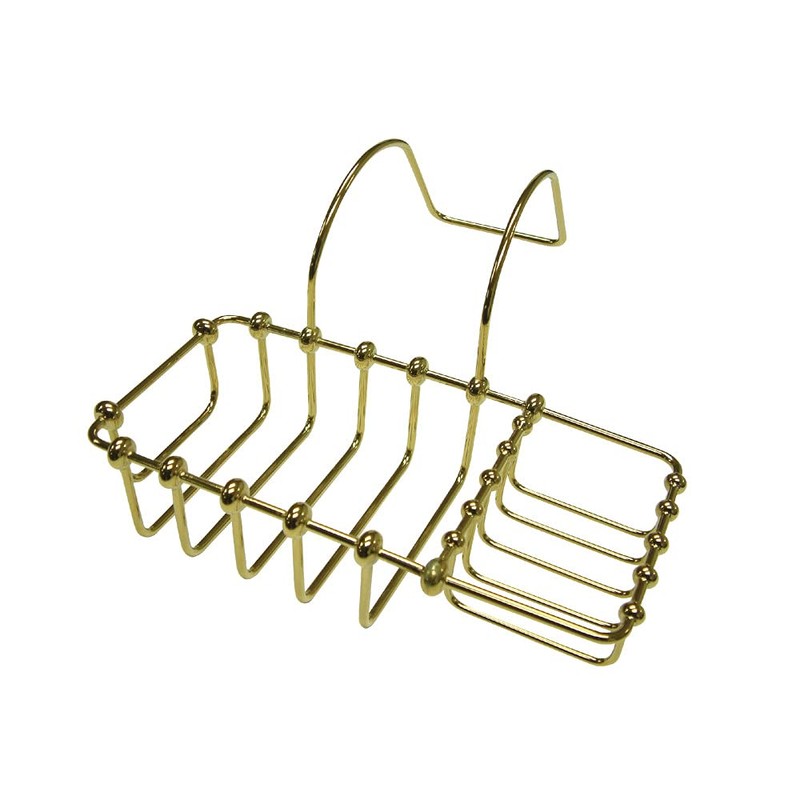 Kingston Brass CC2162 Clawfoot Tub Rim Soap and Sponge Holder,