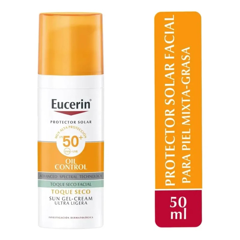 Eucerin Control Toque Seco Protector Solar Fps50+ 50ml
