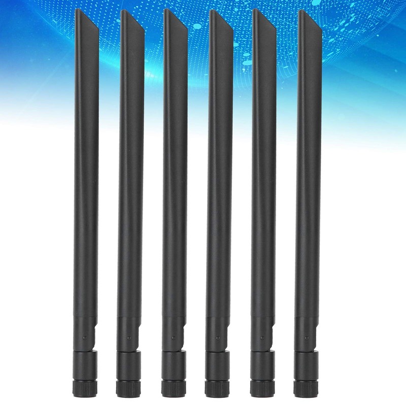 6 Piezas 8dBi RP-SMA Antena de Doble Banda, 2,4G /