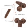 Minkissy 's Facial Roller Wooden Eye Care Manual Massage Tool