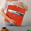 Enyuwlcm PU Leather A4 File Folder Document Holder Waterproof Portfolio