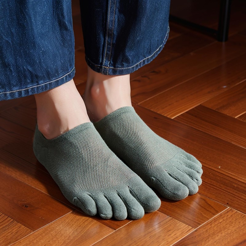 MOPCONY 8 Pair Set, 5 Toe Socks, Men's, Summer, Ankle