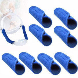 8 Pack CPAP Strap Covers，CPAP Strap Cover Comfort Headgear Pads，CPAP Headgear Strap Covers， Compatible with Most CPAP Strap Supplies，Marks Extend CPAP Strap Useful Life