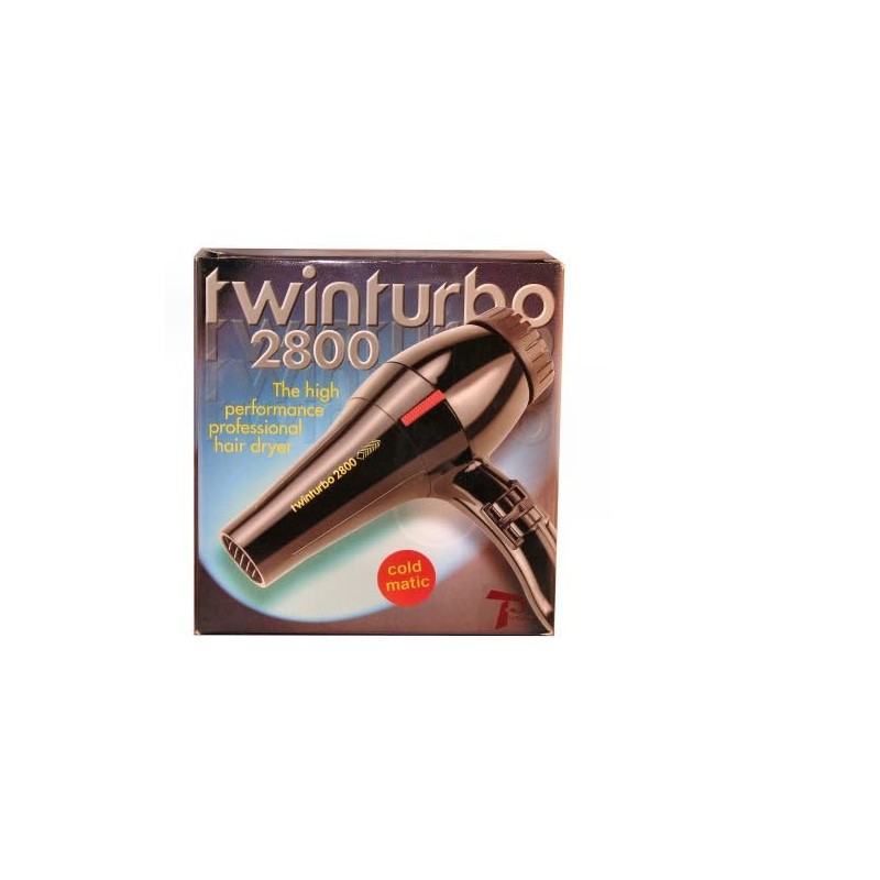 Turbo Power Twinturbo 2800 Coldmatic Hair Dryer, Black, 1 Count
