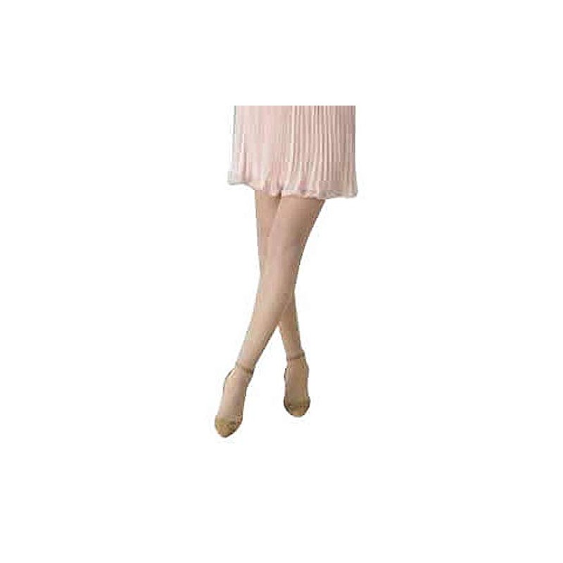 Rex Fit Sheer Pantyhose with Toe Large Medium Beige Class