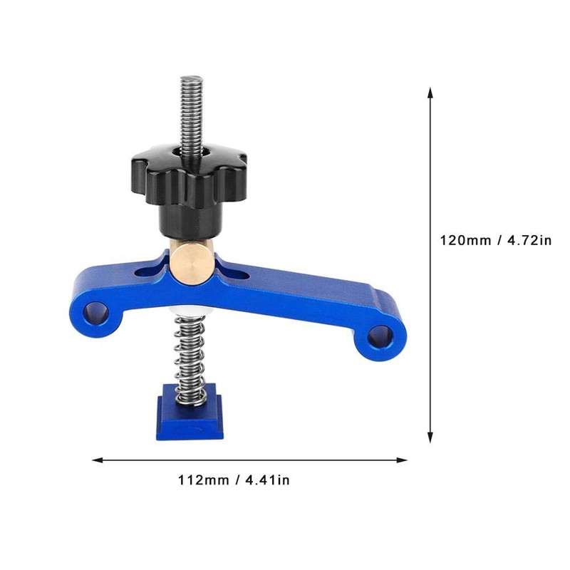 T-Track Metal Clamps, Multi-Purpose Aluminum Alloy T-Slot Clamp Woodworking Tool