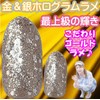 Nail Tip, Navy, Gold, Navy Blue, Gold, 3D Enumake, Flesh