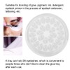 Pack of 50 Disposable Eyelash Glue Palette, Transparent Plastic Eyelash
